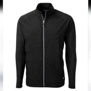 New Cutter & Buck Mens Black Lightweight Jacket- Sz XL